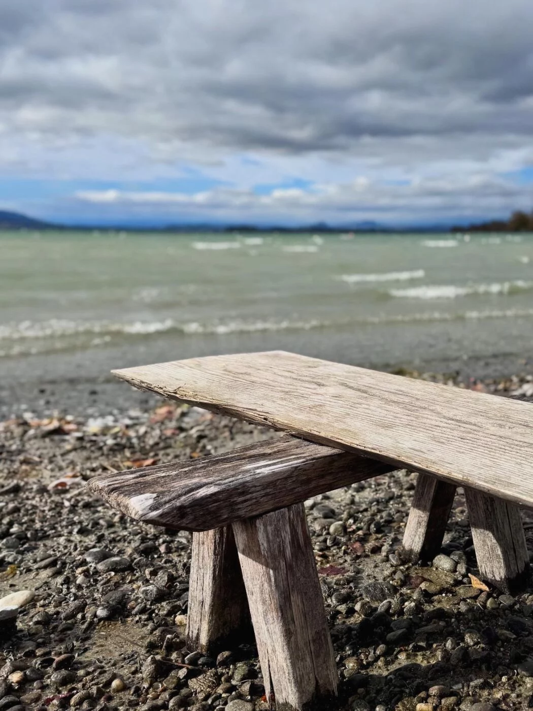 Esstisch und Stühle in der Ferienwohnung Lakehouse am Bodensee 